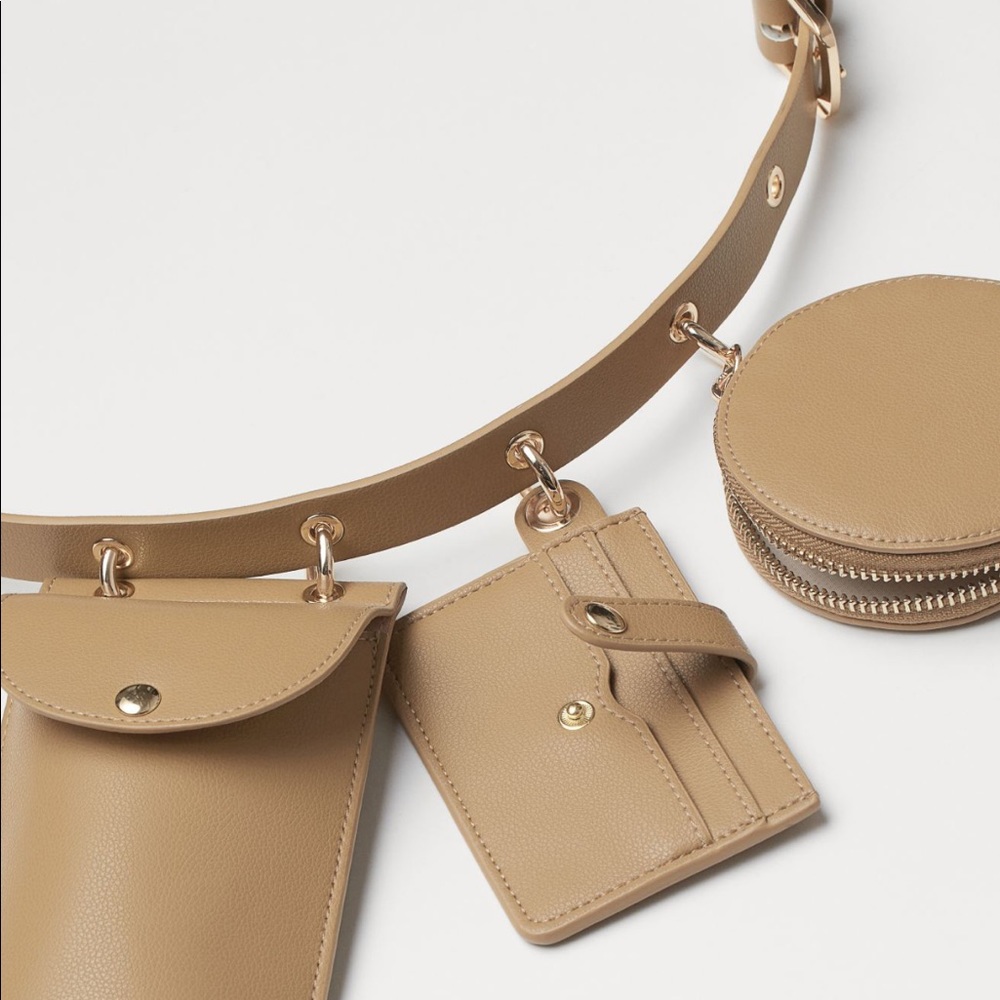 H&M Faux Leather Belt Bag with Phone Case - Picture 12 of 13
